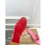 Christian Louboutin Pink Patent Leather Slingback Mary Jane Flat Mules