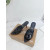 Christian Louboutin Black Patent 100mm Pointed‑Toe Heel Mule Sandals
