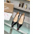 Christian Louboutin Black Patent Leather Scalloped Pointed‑Toe 100mm High Heel Pumps