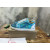 Christian Louboutin Holographic Blue Black‑Spiked Low‑Top Sneakers