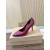 Christian Louboutin Burgundy Leather 85mm Sporty Kate Pointed Toe Pumps