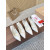 Christian Louboutin White Leather 85mm Pointed Toe Slingback Pumps