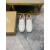 Christian Louboutin White Suede All‑Over Spiked Slip‑On Loafers