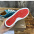 Christian Louboutin Holographic Blue Black‑Spiked Low‑Top Sneakers