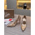 Christian Louboutin Clear PVC Golden Crystal‑Set 100mm Stiletto heel Pumps