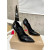 Christian Louboutin Black Patent Leather Pointed Toe 100mm heel Pumps