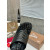 Christian Louboutin Black Croc‑Embossed 70mm Block Heel Thong Mule Sandals