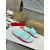 Christian Louboutin Mint Green Rubber Spiked Slide Sandal