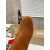 Christian Louboutin Cognac Suede Side‑Zip Block‑Heel Ankle Boots 85mm heel