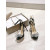 Christian Louboutin Black Patent 120mm Crystal Flower Platform Stiletto Sandals
