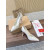 Christian Louboutin White Leather 85mm Sporty Kate Pointed Toe Stiletto Heel Pumps