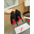 Christian Louboutin Black Crystal‑Encrusted Scalloped 100mm heel Pump