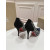 Christian Louboutin Black Suede Crystal Cut‑Out 120mm Stiletto Heel So Kate Pumps