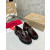 Christian Louboutin Burgundy Patent Leather Chunky Loafer