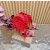 Christian Louboutin Red Satin Checkered Crystal‑Embellished 100mm Stiletto Heel Ankle‑Strap Pumps