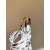 Christian Louboutin Ikat‑Print Satin 100mm heel Crisscross Mule High‑Heel Sandals