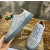 Christian Louboutin Light Grey Suede Tonal‑Spiked Low‑Top Men’s Sneakers
