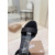 Christian Louboutin Black Satin 100mm Stiletto Heel Ankle‑Strap Open‑Toe Sandals