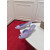 Christian Louboutin Lavender Patent Peep‑Toe Kitten Heel Mules