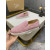 Christian Louboutin Pink Suede Crystal‑Embellished Slip‑On Sneakers