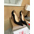 Christian Louboutin Black Suede Scalloped Crystal‑Dot 100mm heel Pump
