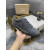 Christian Louboutin Dark Grey Suede Spiked Low‑Top Sneakers