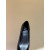 Christian Louboutin Black Patent Metal‑Tip Pointed Toe Kitten Heel Pumps