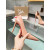 Christian Louboutin Nude Patent Leather Half‑d'Orsay Pointed‑Toe 100mm heel Pumps