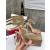 Christian Louboutin Nude Patent Leather 100mm heel Ankle Strap Sandals