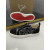 Christian Louboutin Black Suede Silver‑Glitter Floral Crystal‑Toe Low‑Top Sneakers