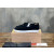 Christian Louboutin Black Nubuck Metal‑Stud Slip‑On Loafers