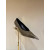 Christian Louboutin Taupe Patent 55mm Metal‑Tip Pointed Toe Kitten Heel Pumps