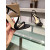 Christian Louboutin Black Nappa Asymmetric Curved Strap Slingback Sandal 100mm heel