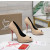 Christian Louboutin Lady Z 120 Nude Patent Peep‑Toe Platform Stiletto Heel Pumps