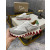 Christian Louboutin Mixed‑Media Shark Tooth Sole Low‑Top Sneakers
