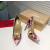 Christian Louboutin Graffiti‑Print Pointed Toe 100mm Stiletto heel Pumps
