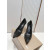 Christian Louboutin Black Mesh 85mm Stiletto Heel Pointed‑Toe Pumps