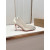 Christian Louboutin White Mesh Crystal‑Embellished 85mm Stiletto Heel Pointed‑Toe Pumps