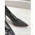 Christian Louboutin Black Mesh 80mm Apostropha Crystal‑Embellished Pointed Toe Heel Pumps