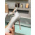 Christian Louboutin Silver Textured Scalloped 100mm heel Pump