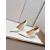 Christian Louboutin White Patent 100mm Stiletto Heel Pointed‑Toe Pumps