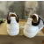 Christian Louboutin Gray Canvas Color‑Block Low‑Top Sneakers