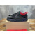 Christian Louboutin Black Suede Crystal Spiked Low‑Top Platform Sneakers