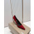 Christian Louboutin Red Patent Leather 100mm Stiletto Heel Pointed‑Toe Pumps