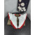 Christian Louboutin White Bubble‑Sole Lace‑Up Chunky Sneakers Red Inner Lining