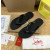 Christian Louboutin Black Embossed‑Logo Studded Flip‑Flop Sandals