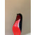 Christian Louboutin Black Patent Metal‑Tip Pointed Toe Kitten Heel Pumps