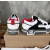 Christian Louboutin Black‑White Leather Spiked Platform Low‑Top Sneakers