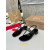 Christian Louboutin Black Croc‑Embossed 45mm Block Heel Thong Sandals