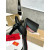 Christian Louboutin Black Leather Block heel Ankle Strap Sandal